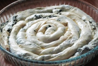 Μπουρέκι τσουκνίδας Isırgan Böreği, Τουρκ - Αλβανική συνταγή