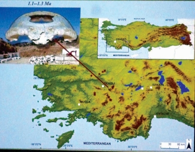 KOCABAS στο Ντενιζλί το κρανίο των 1,3 εκ. ετών