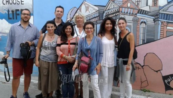 Επίσκεψη Ιταλών δημοσιογράφων στη Λέσβο