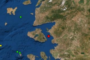 Σεισμός 3,3 Ρίχτερ 11χλμ ανατολικά της Μυτιλήνης
