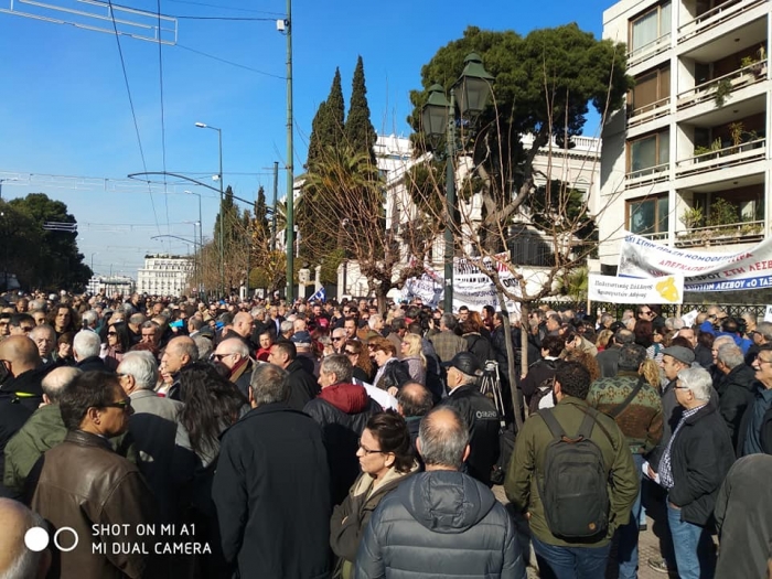 Διαμαρτυρία βορειοαιγαιοπελαγιτών στην Αθήνα