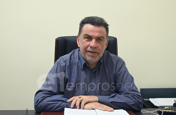 O Αντιπεριφερειάρχης Οικονομικών, Προώθησης Προϊόντων Λέσβου Λήμνου  και Νομικών Θεμάτων Περιφέρειας Βορείου Αιγαίου, Δημήτρης Καλλίας