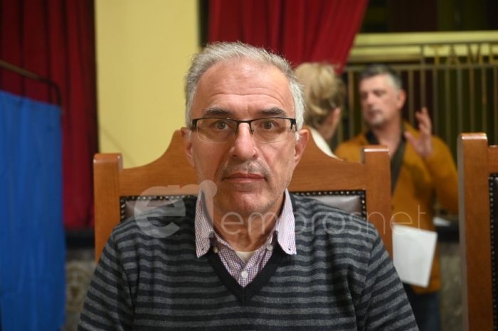 Ο δημοτικός σύμβουλος με την Λαϊκή Συσπείρωση του Δήμου Μυτιλήνης, Παναγιώτης Αυγουστίδης 