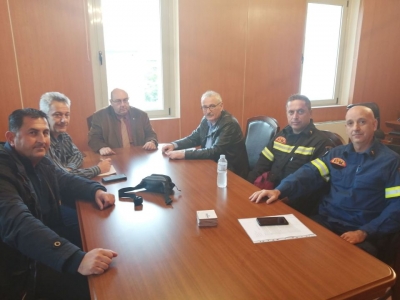 Συνάντηση Βέρρου με την Ένωση Πυροσβεστών
