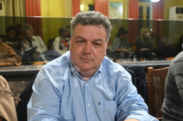 O πρόεδρος του συνδέσμου Κοινωνικής Προστασίας και Αλληλεγγύης, Νικόλας Σπανός