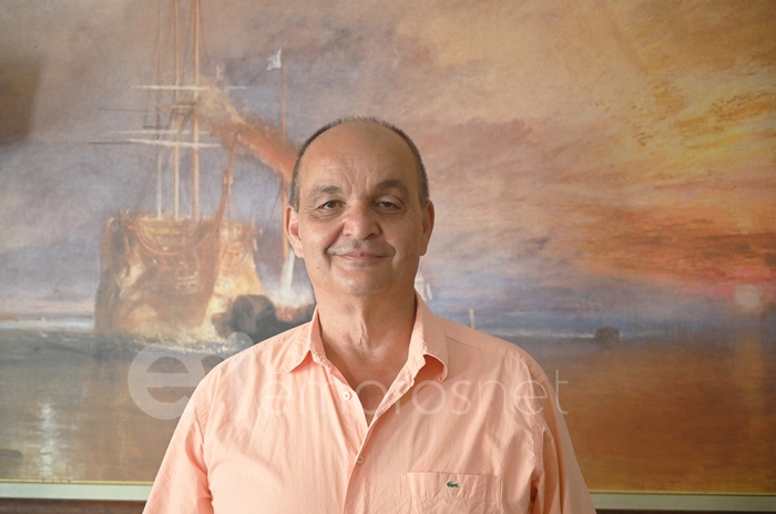 Ο πρόεδρος του Συνδέσμου Παναγιώτης Μυριτζής 