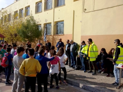 Ο δήμαρχος Στρ. Κύτελης στο 2ο Δημοτικό