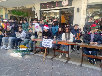 Από τις Χριστουγεννιάτικες εκδηλώσεις του Μουσικού Σχολείου Μυτιλήνης;