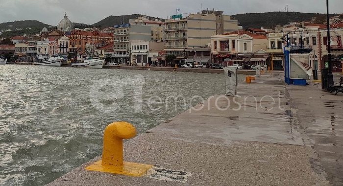 Θυελλώδεις άνεμοι στο Βόρειο Αιγαίο