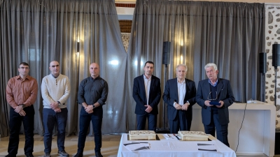 Στιγμιότυπο από την εκδήλωση του Φαρμακευτικού Συλλόγου Λέσβου 