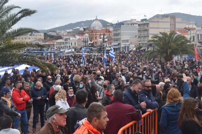 Περιφερειακή Αρχή: Οι πολίτες της Λέσβου και της Χίου έδειξαν με τη συμμετοχή τους ότι δεν συναινούν με τα σχέδια της  Ε.Ε.