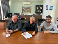 Υπογραφή σύμβασης για την πλακόστρωση στο Μεγαλοχώρι