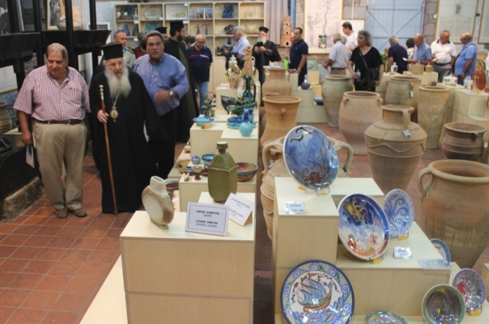 Στιγμιότυπο από την 23 Έκθεση Κεραμικής Μανταμάδου 