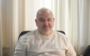 O προϊστάμενος της Εφορείας Αρχαιοτήτων Λέσβου, δρ. Παύλος Τριανταφυλλίδης 