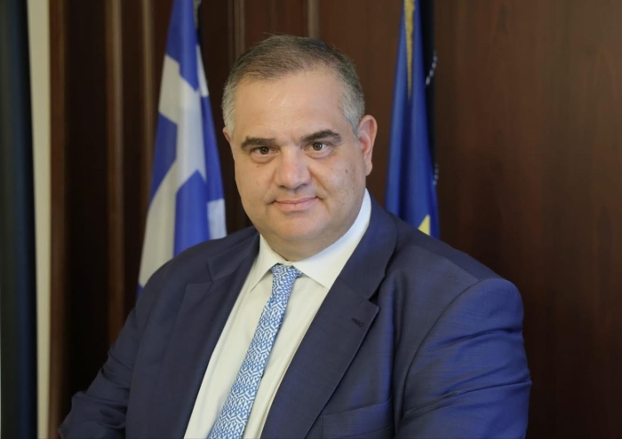 O Υφυπουργός Εσωτερικών Βασίλης Σπανάκης 