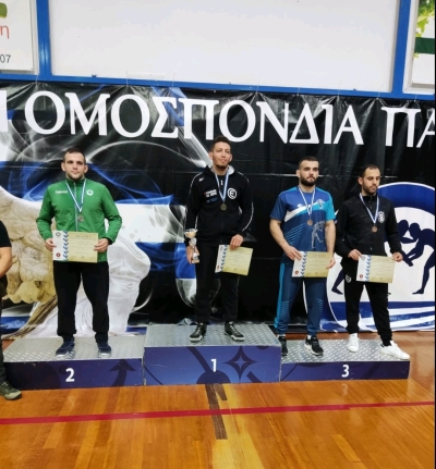 Χρυσός Πρωταθλητής Ελλάδος ο Βάρκας Νικόλαος στην Ελληνορωμαϊκή Πάλη