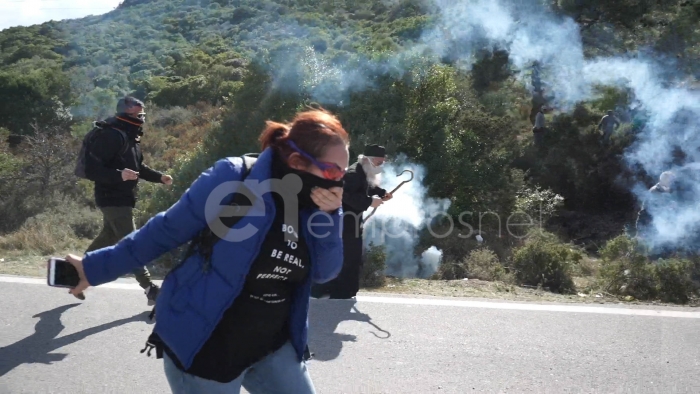 Μηχανοκίνητη πορεία διαμαρτυρίας με φόντο το μεταναστευτικό