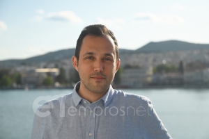 O πρόεδρος της ΔΕΕΠ Λέσβου, Προκόπης Τζιμής 