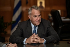 Ο νέος Υπουργός Μετανάστευσης και Ασύλου Μάκης Βορίδης 