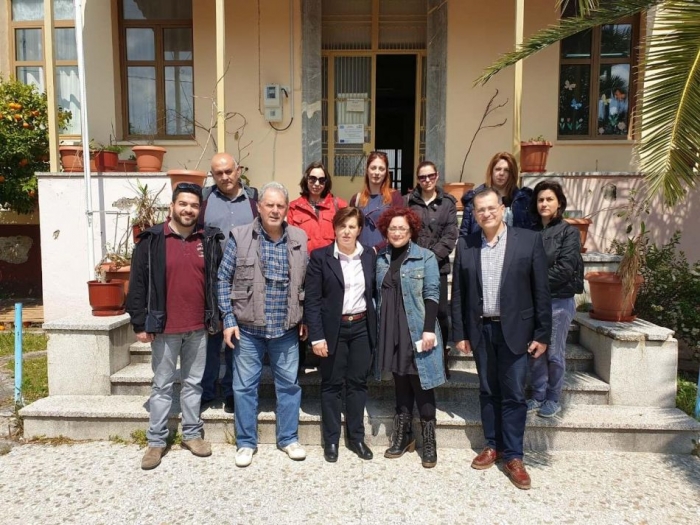 Η Καλογήρου στο Δημοτικό της Γέρας