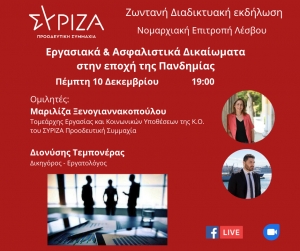 «Εργασιακά και ασφαλιστικά δικαιώματα στην εποχή της πανδημίας»