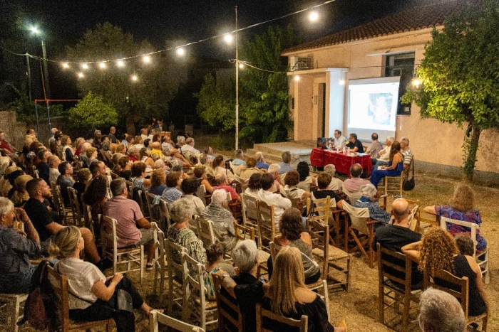 Από την εκδήλωση στην Σκάλα Σικαμιάας