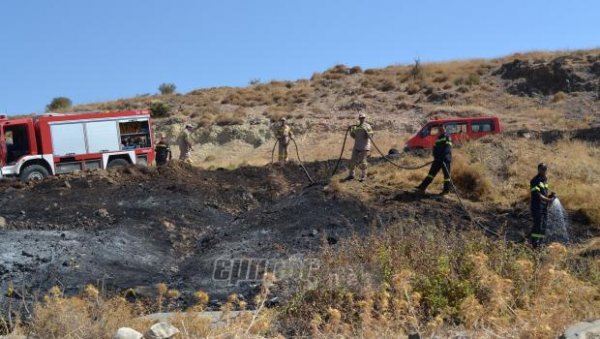 Φωτιά στο πεδίο βολής Καρά Τεπέ