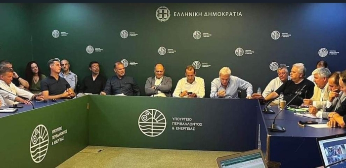 Στιγμιότυπο από την συνάντηση 