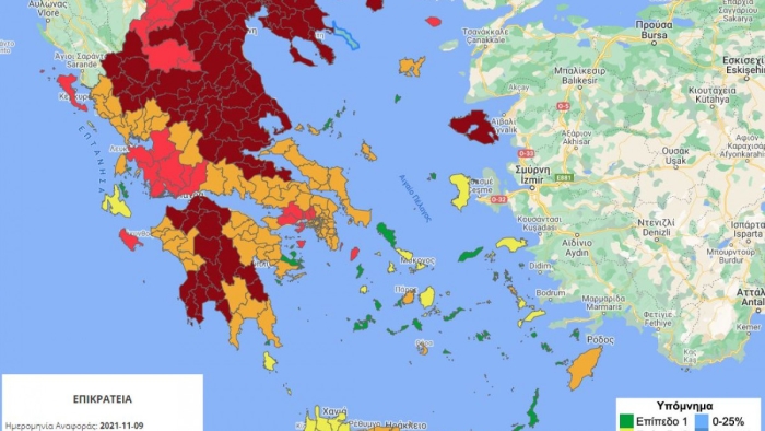 Λέσβος στο βαθύ κόκκινο