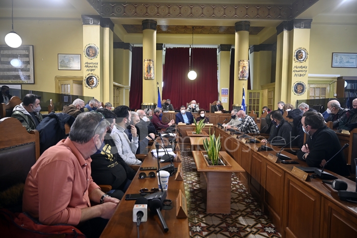 Στιγμιότυπο από παλαιότερη συνεδρίαση του Περιφερειακού Συμβουλίου Βορείου Αιγαίου
