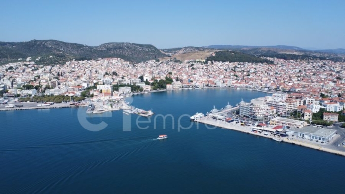 Άποψη λιμανιού Μυτιλήνης
