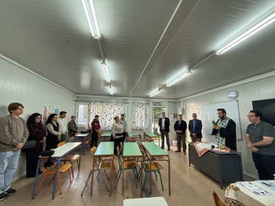 Αγιασμός για τη νέα σχολική χρονιά στο Κοινωνικό Φροντιστήριο του Συνδέσμου Κοινωνικής Προστασίας και Αλληλεγγύης