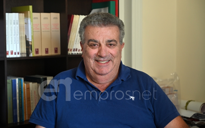O ανεξάρτητος Δημοτικός Σύμβουλος Μυτιλήνης και Γενικός Γραμματέας Δυτικής Λέσβου, Κώστας Κατσαρός 
