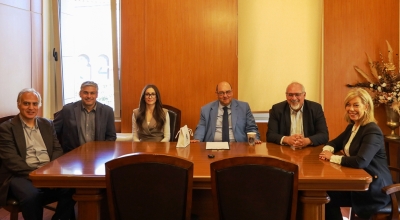 Από την συνέντευση του Δημάρχου με την ομάδα Καθηγητών Παλαιοντολογίας του ΕΚΠΑ