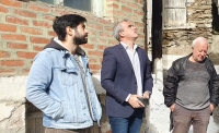 Από την επίσκεψη του Δημάρχου στο χώρο εργασιών 