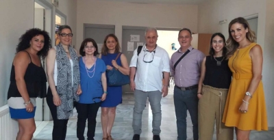 Στον Ξενώνα Φιλοξενίας Γυναικών μέλη της αντιπροσωπείας της Ε.Ε από το Ευρωπαϊκό Κοινωνικό Ταμείο