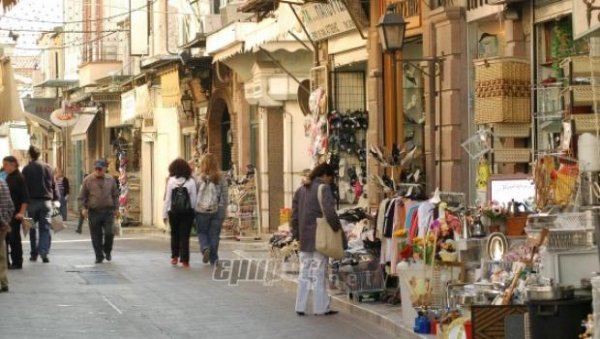 Εργασίες στην οδό Ερμού