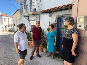 Στιγμιότυπο από την επίσκεψη στο Ακράσι