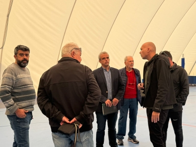 Ολοκληρώνονται οι εργασίες στο Κλειστό του Σκοπέλου