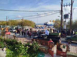Αποκλείστηκε από αγρότες το Λιμάνι Μυτιλήνης [Vid&amp;Pics]