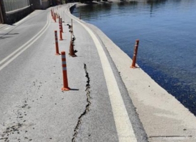 Προγραμματικές για την αποκατάσταση βραχοπτώσεων στο οδικό δίκτυο της Λέσβου &amp; την αποκατάσταση ζημιών στην Εφταλού