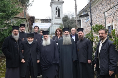 Ο Άγιος Θεόδωρος ο Βυζάντιος, πολιούχος Μυτιλήνης τιμάται και στην γενέτειρά του, το Νιχώρι της Πόλης