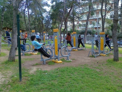 Προμήθεια οργάνων υπαίθριας άθλησης στο πάρκο της Αγίας Κυριακής