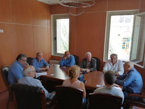 Συνάντηση εργασίας μεταξύ δήμου Δυτικής Λέσβου και Περιφέρειας