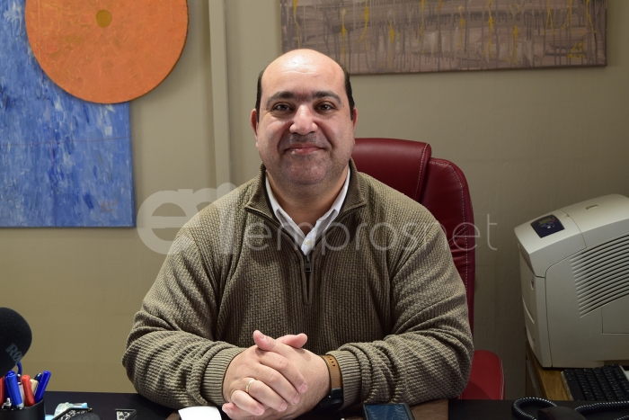 O αντιπεριφερειάρχης Πολιτισμού και Κοινωνικής Μέριμνας Μιχαήλ Άνθιμος Δήσσος 