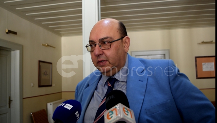 Ο Δήμαρχος Δυτικής Λέσβου Ταξιάρχης Βέρρος 