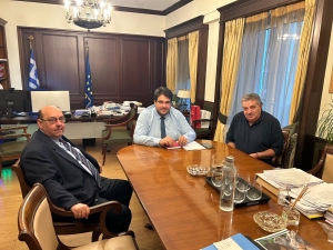 Συνάντηση με τον Αναπληρωτή Υπουργό Εσωτερικών Θοδωρή Λιβάνιο