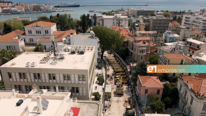 Παλαιότερη φωτογραφία από το έργο της Λαγκάδας