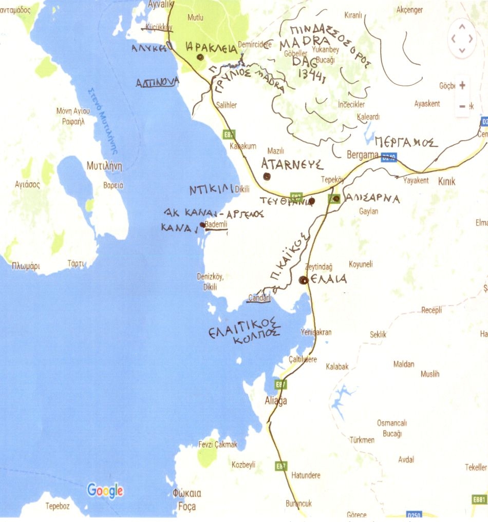 Το ακρωτήριο Κάναι, το νησί Αργενούσα και η σχέση του με τη ναυμαχία των Αργινουσών