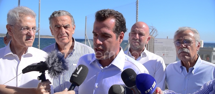 Από την  επίσκεψη του Υπουργού Μετανάστευσης και Ασύλου, Θάνου Πλεύρη 